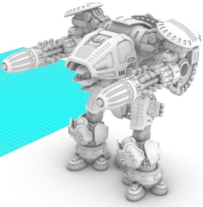 Project Gigante-Krakenbreaker Plasma Cannons - Upgrades 3D print model_4