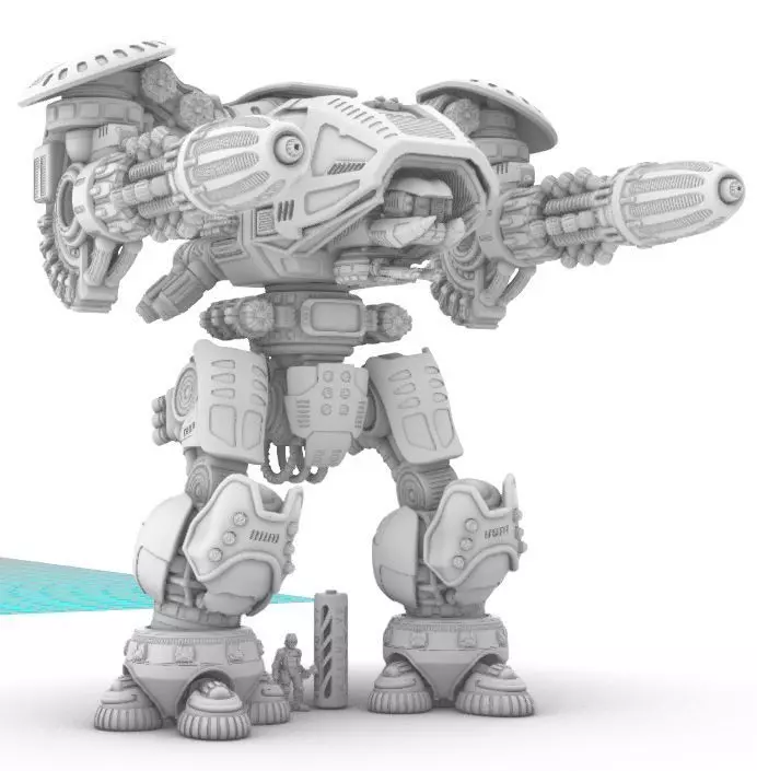 Project Gigante-Krakenbreaker Plasma Cannons - Upgrades 3D print model_0