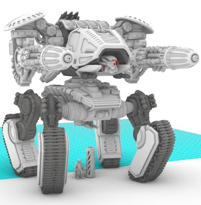 Project Gigante-Krakenbreaker Plasma Cannons - Upgrades 3D print model_1