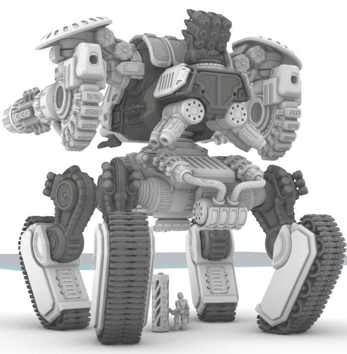 Project Gigante-Krakenbreaker Plasma Cannons - Upgrades 3D print model_8