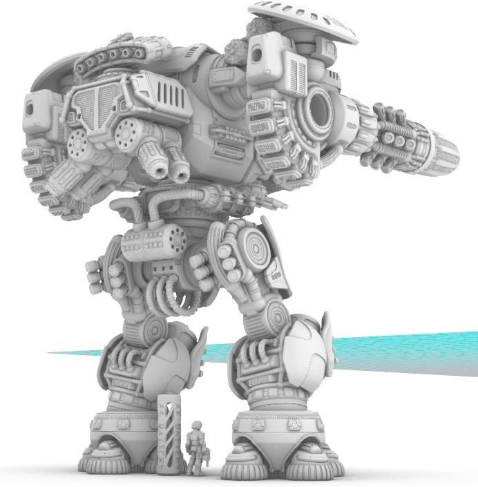 Project Gigante-Krakenbreaker Plasma Cannons - Upgrades 3D print model_6