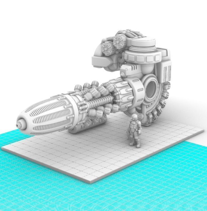 Project Gigante-Krakenbreaker Plasma Cannons - Upgrades 3D print model_2