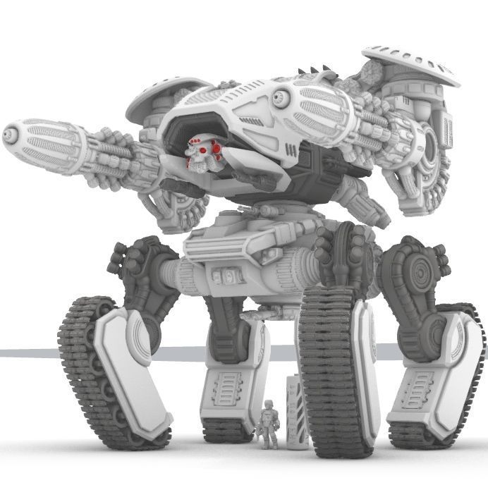 Project Gigante-Krakenbreaker Plasma Cannons - Upgrades 3D print model_7