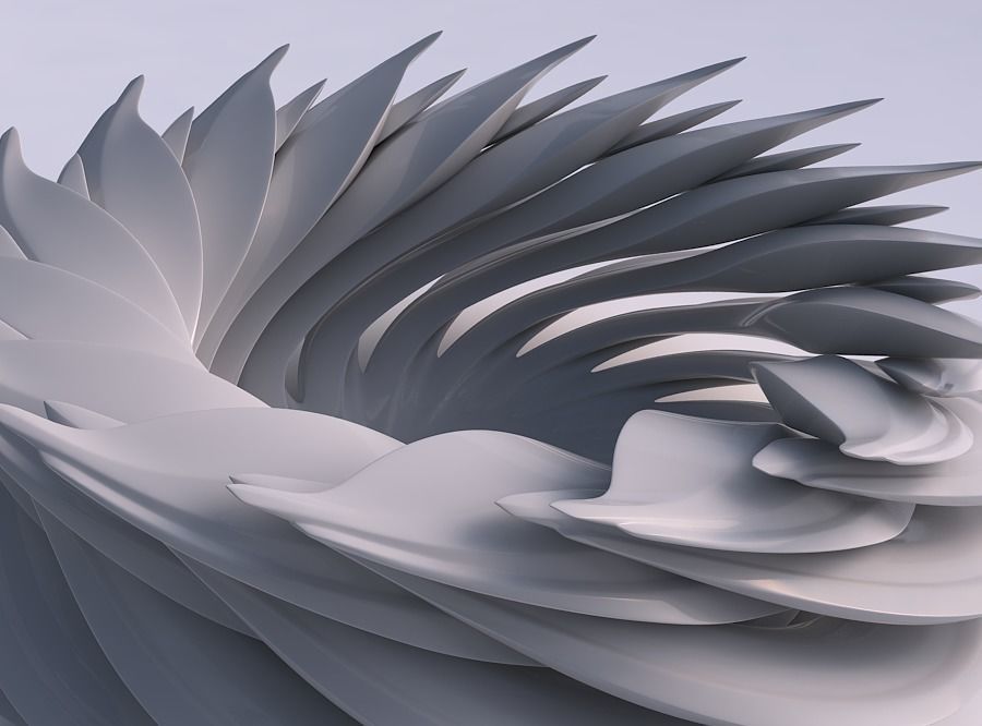 Bowl two layered flower with beveled edges wide middle 3D print model_0