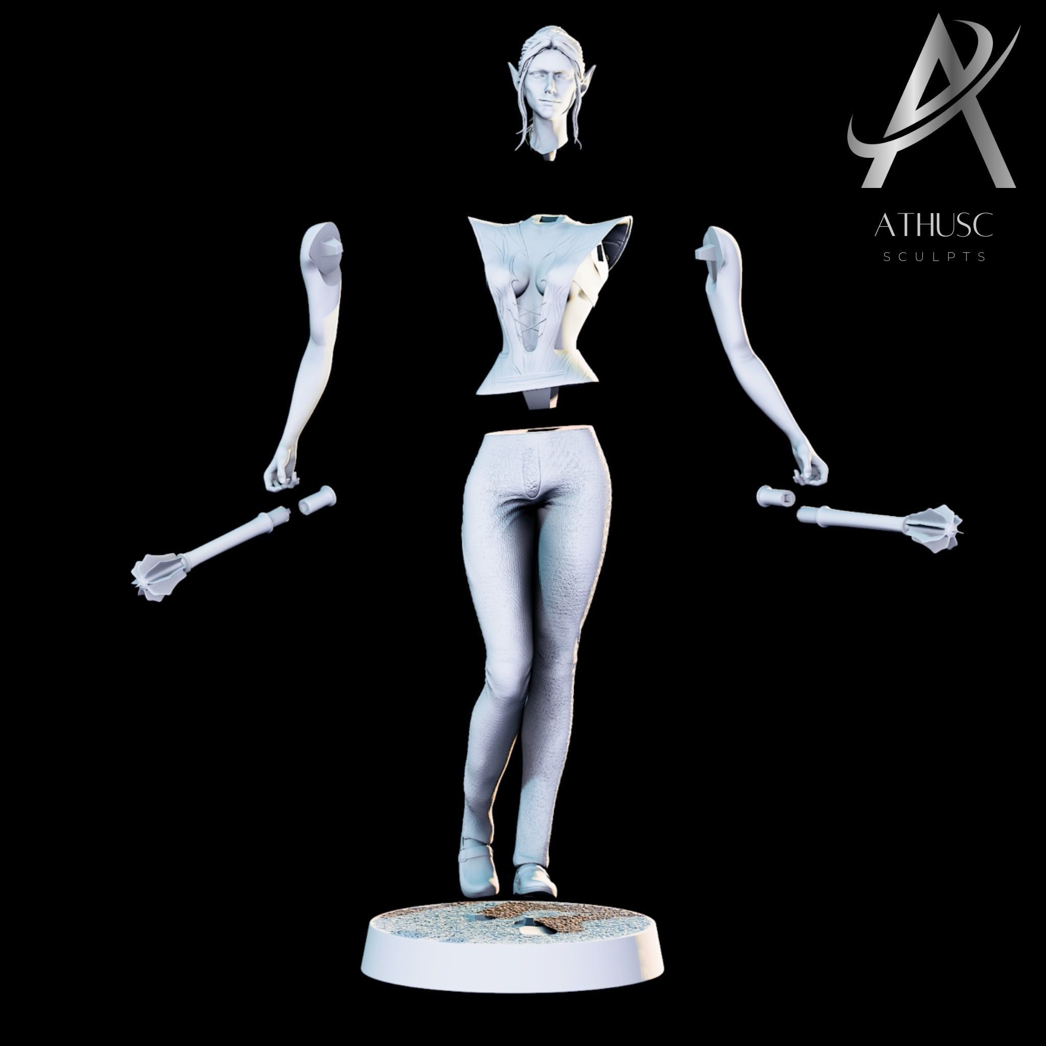 Minthara - Baldurs Gate 3  3D print model_4