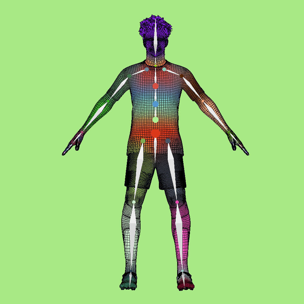T-Pose Rigged Tchouameni Real Madrid 23-24 3D model_6