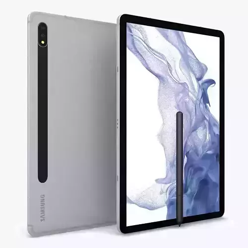 Samsung Galaxy Tab S8 Silver with S-Pen