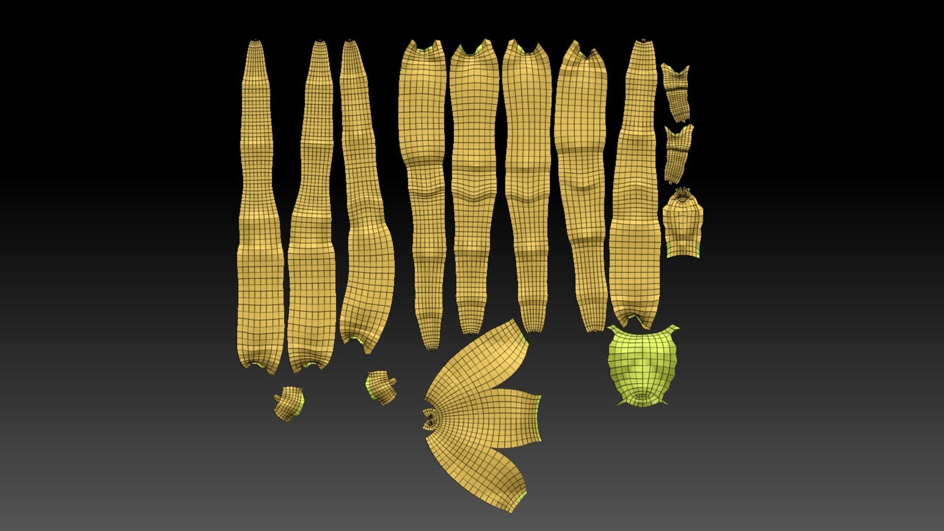 Fishing Spider Low-poly 3D model_14