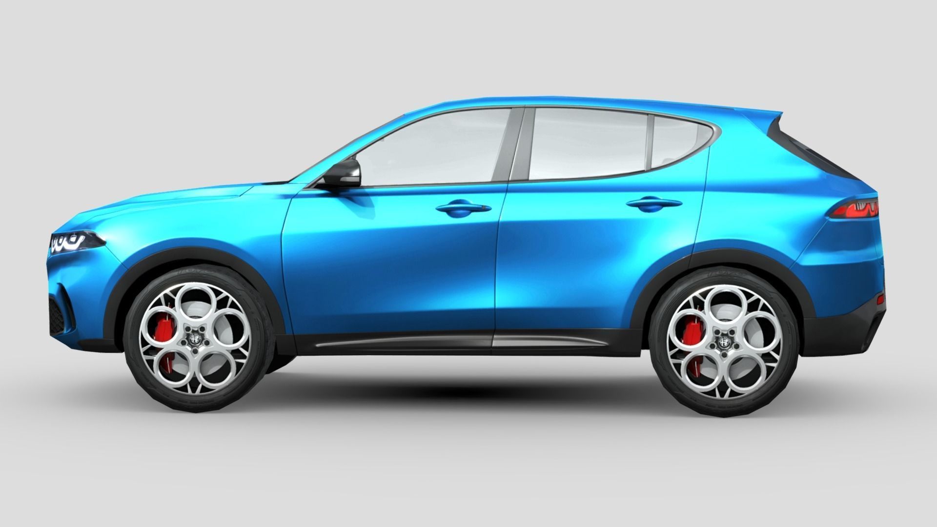 Alfa Romeo Tonale 2023 Low-poly 3D model_2