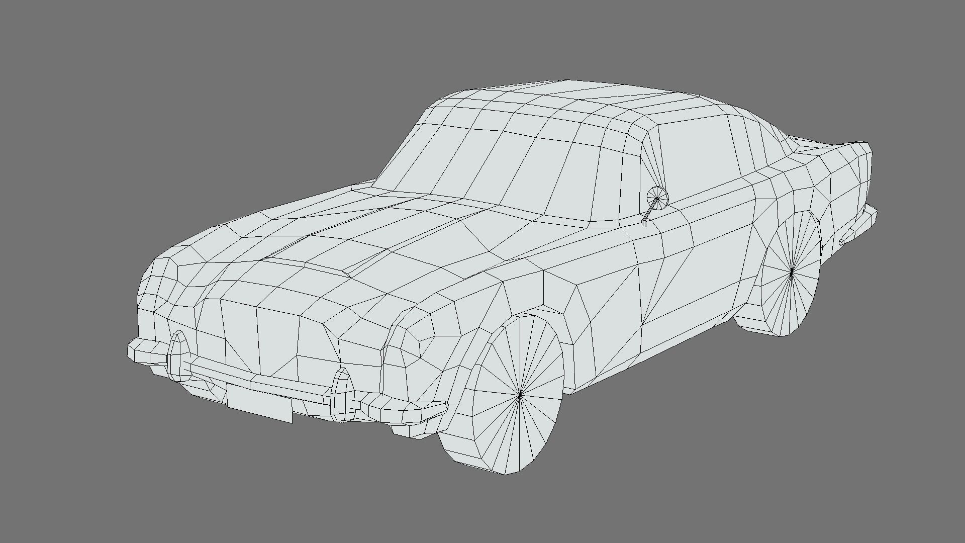 Aston Martin DB5 Classic Low-poly 3D model_5