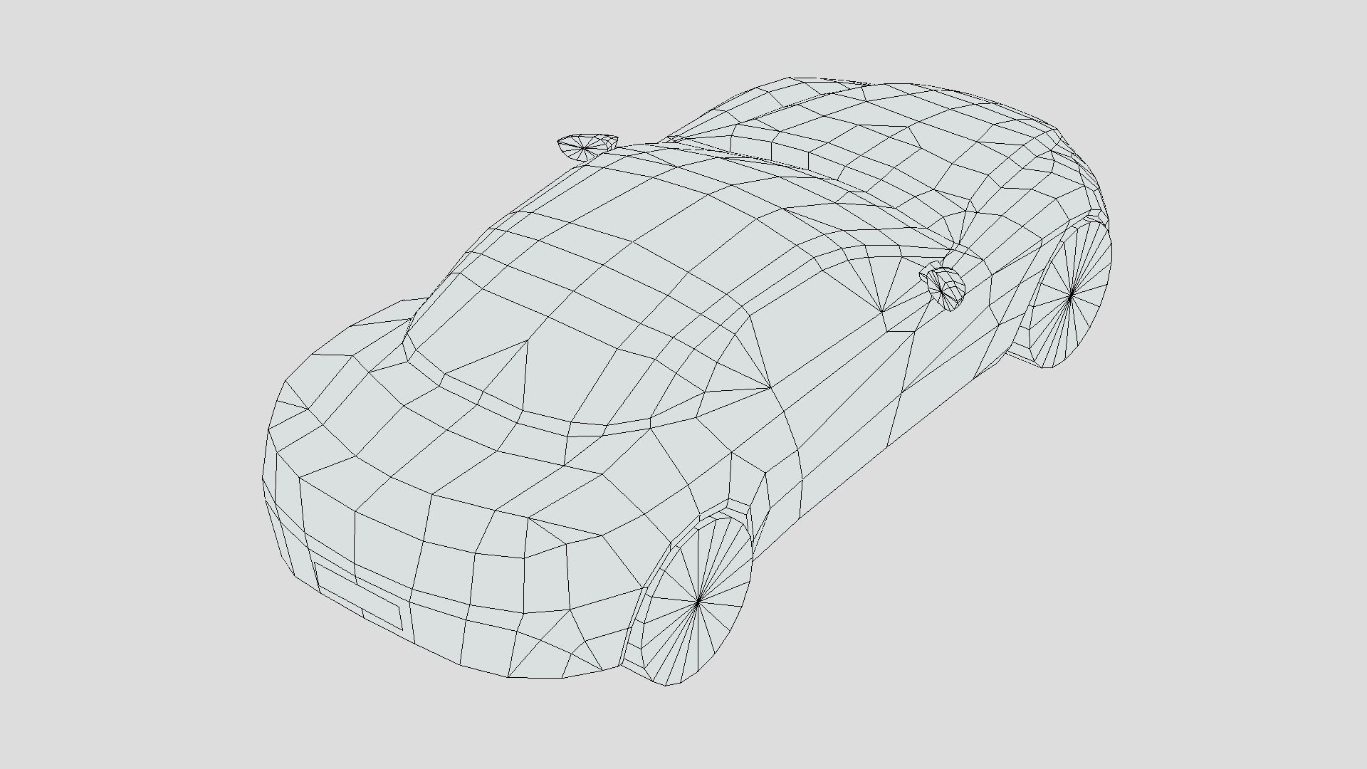 Aston Martin DB11 Volante 2019 Low-poly 3D model_6