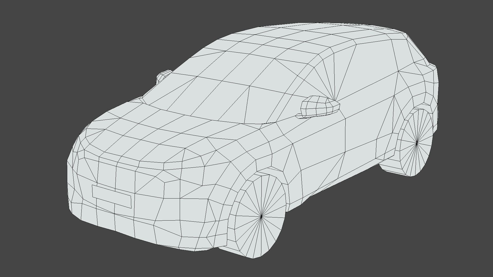 Audi Q4 e-tron Low-poly 3D model_5