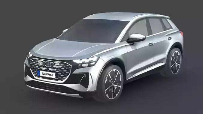 Audi Q4 e-tron Low-poly 3D model