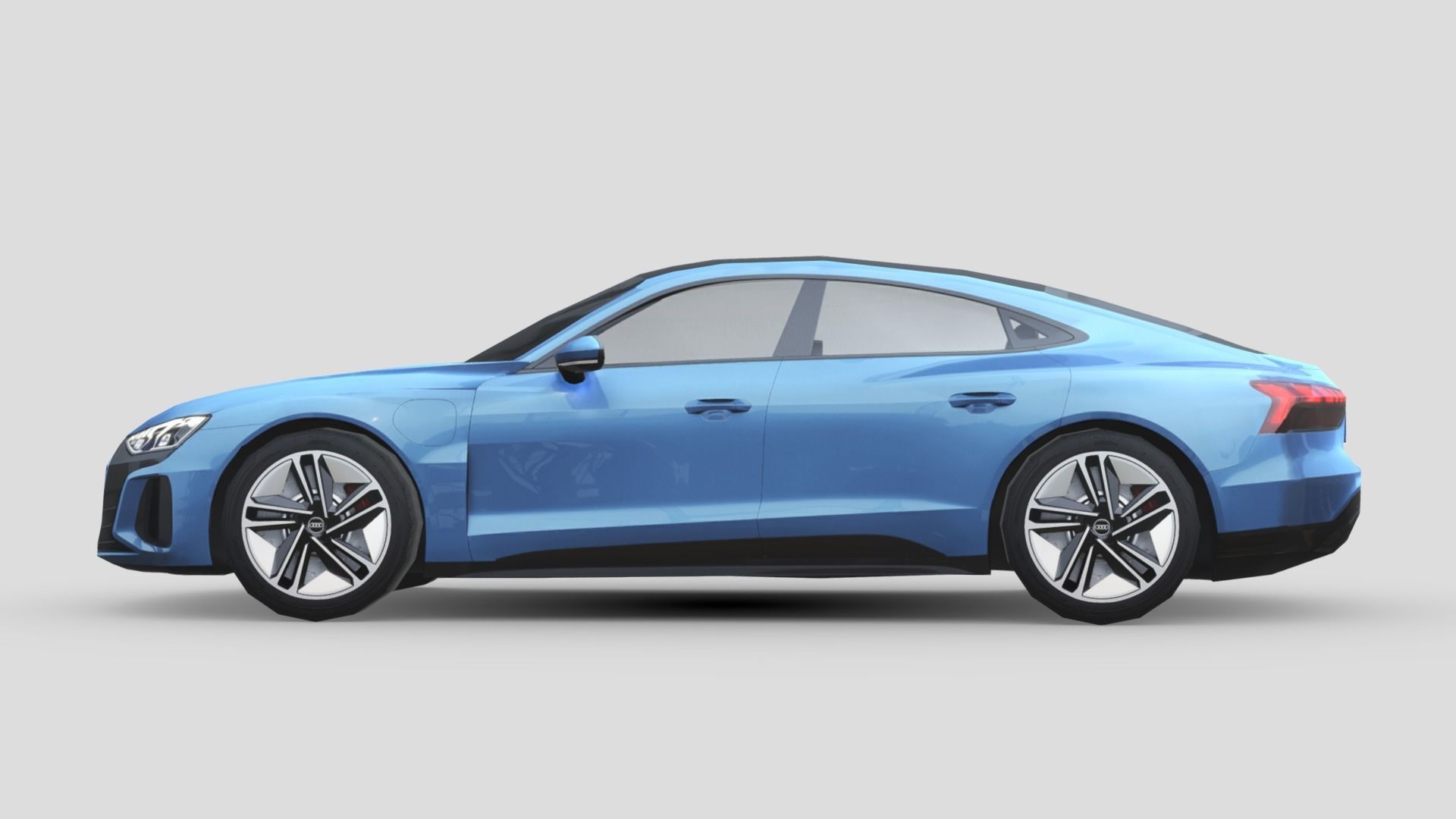 Audi RS e-tron GT Low-poly 3D model_2