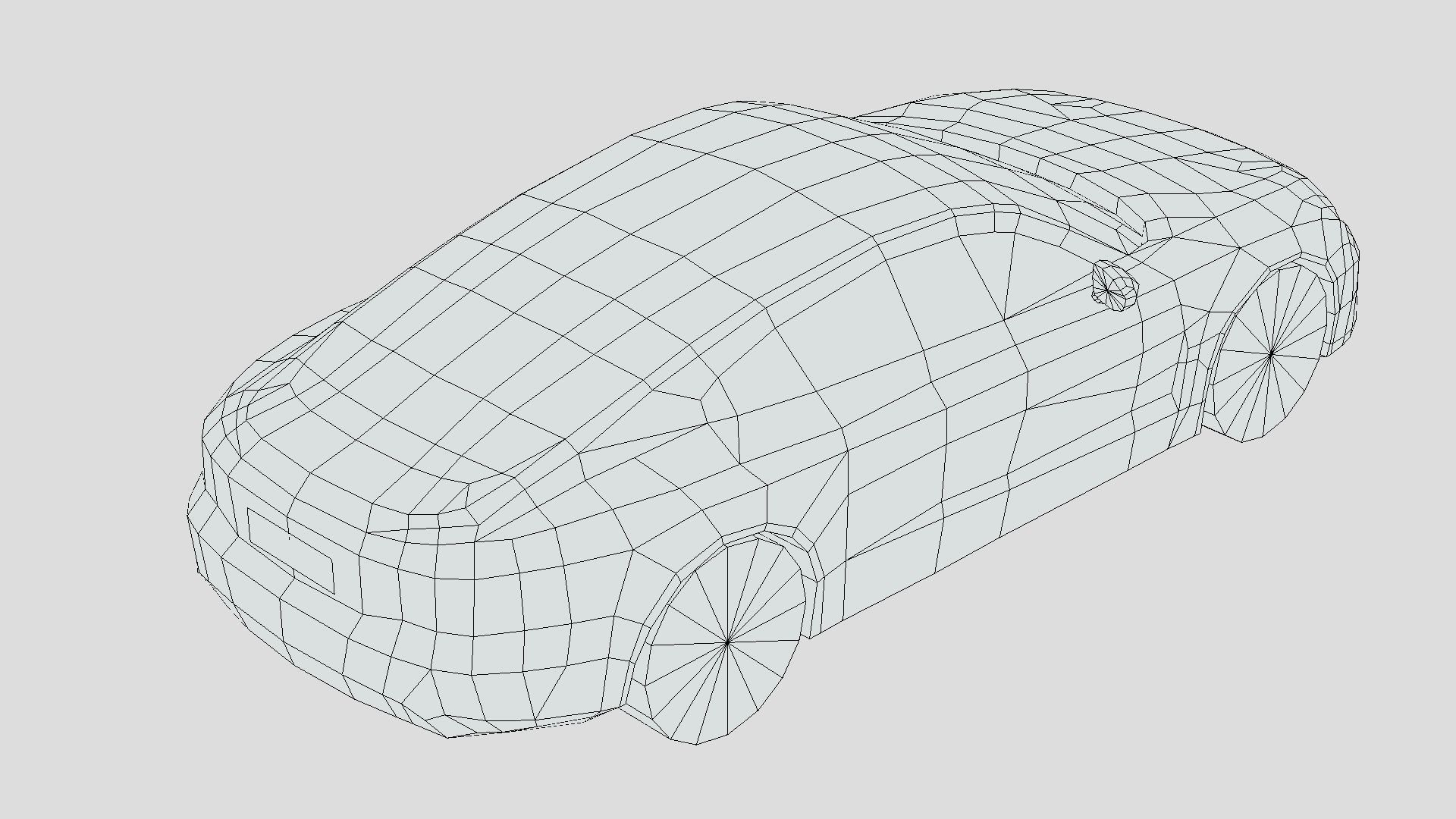 Audi RS e-tron GT Low-poly 3D model_6