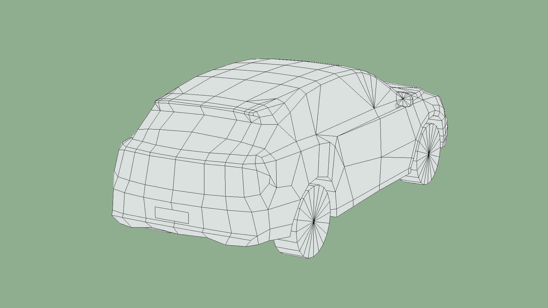 Bentley Bentayga Low-poly 3D model_5