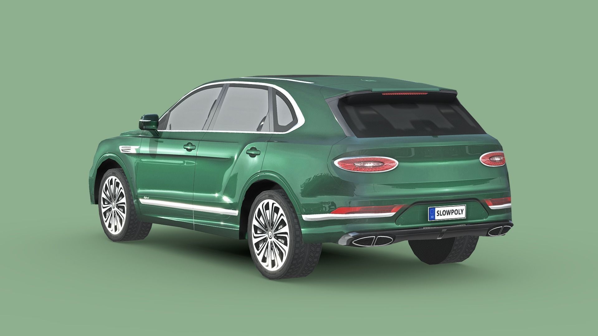 Bentley Bentayga Low-poly 3D model_1