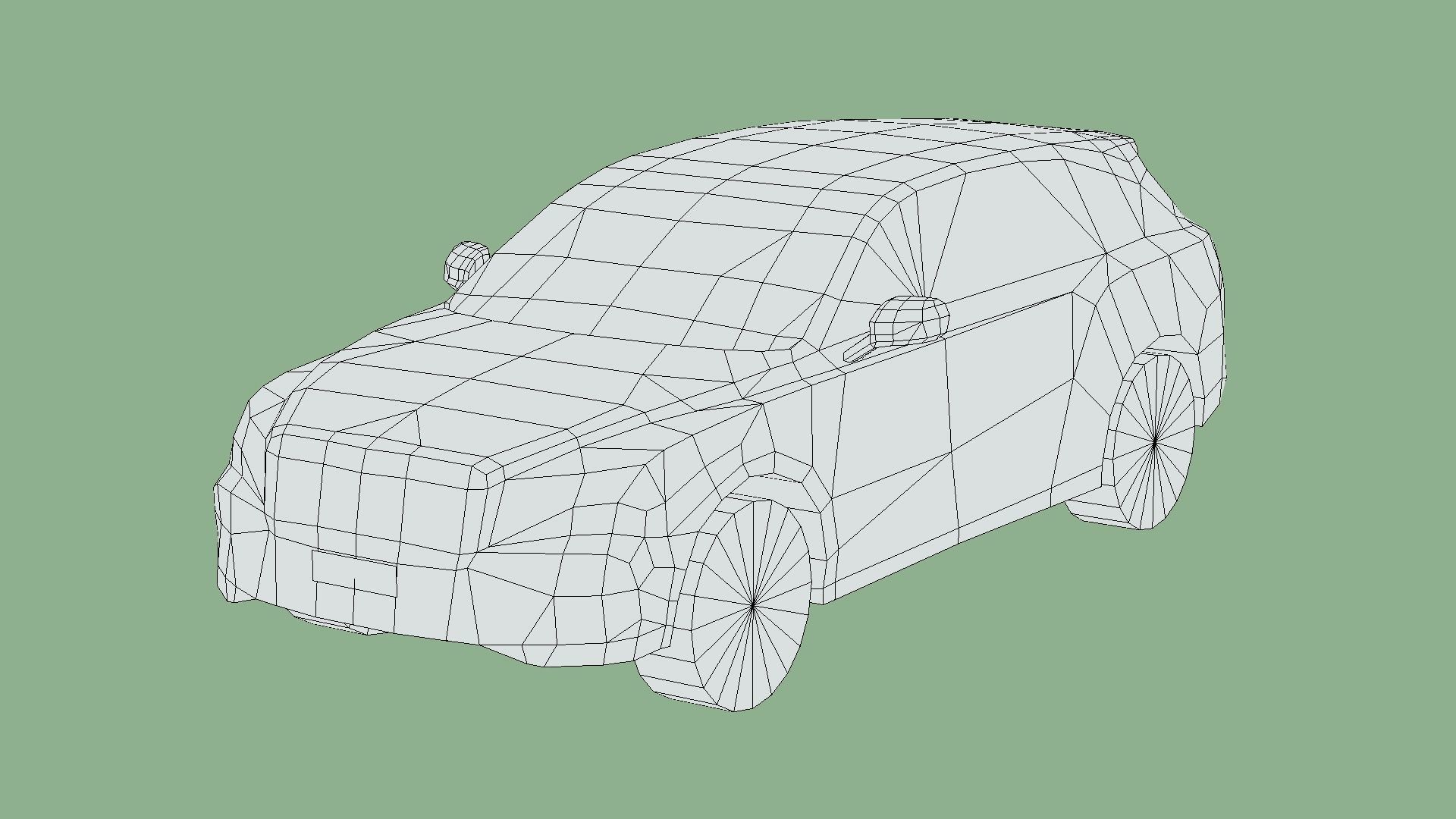 Bentley Bentayga Low-poly 3D model_4