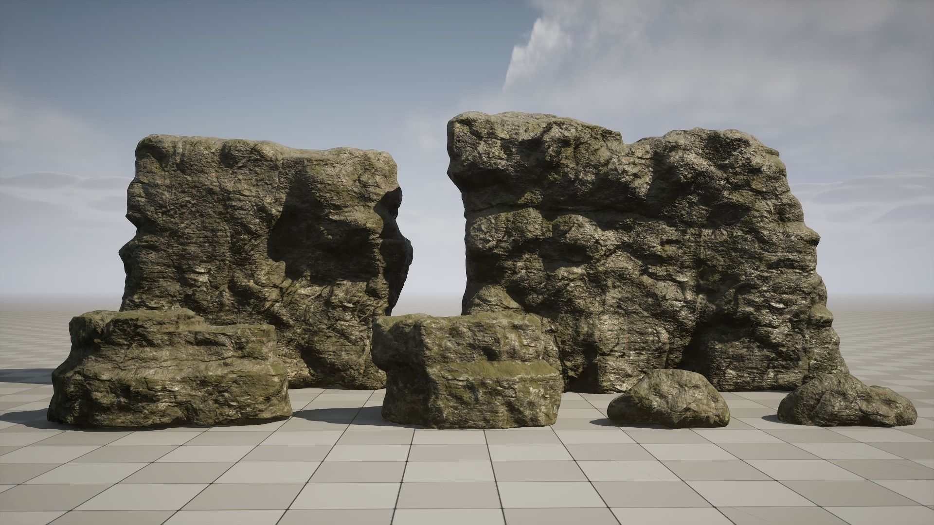 Forest Pack Low-poly 3D model_5