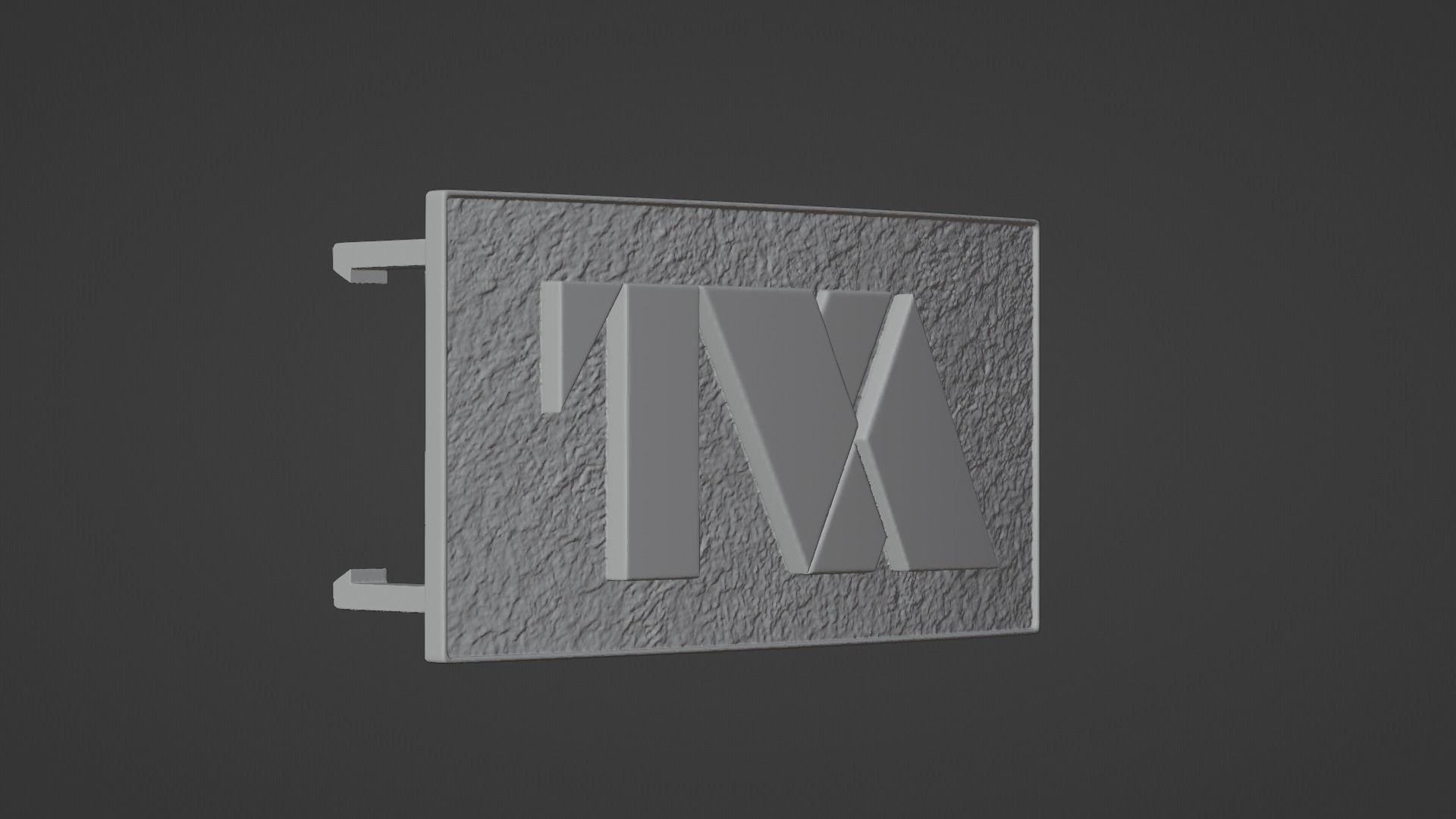 Loki TVA Belt Buckle - Curved and Flat 3D print model_5