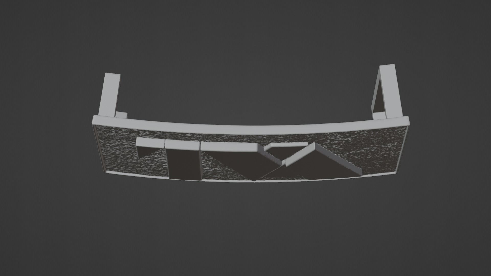 Loki TVA Belt Buckle - Curved and Flat 3D print model_3