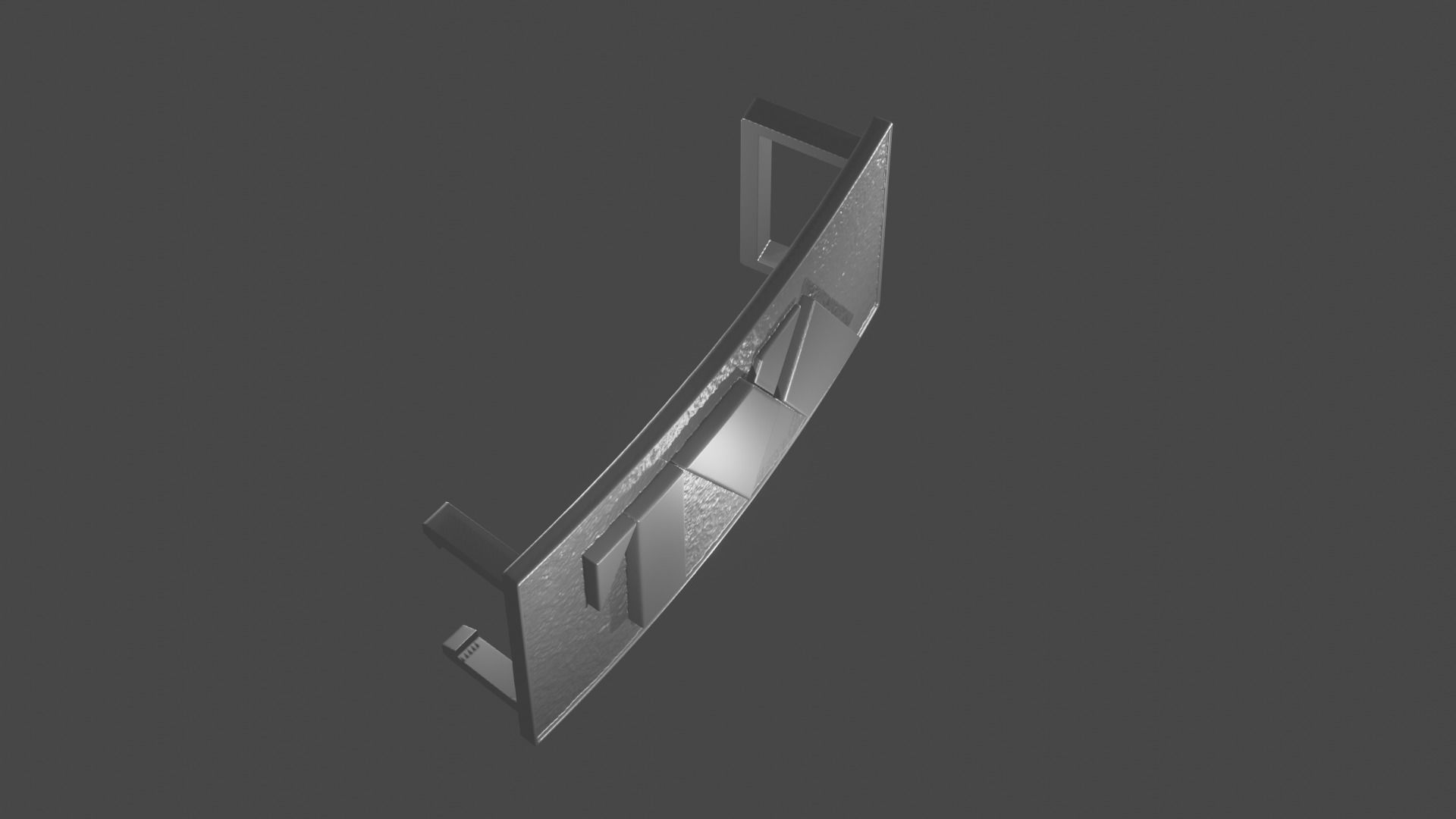 Loki TVA Belt Buckle - Curved and Flat 3D print model_1