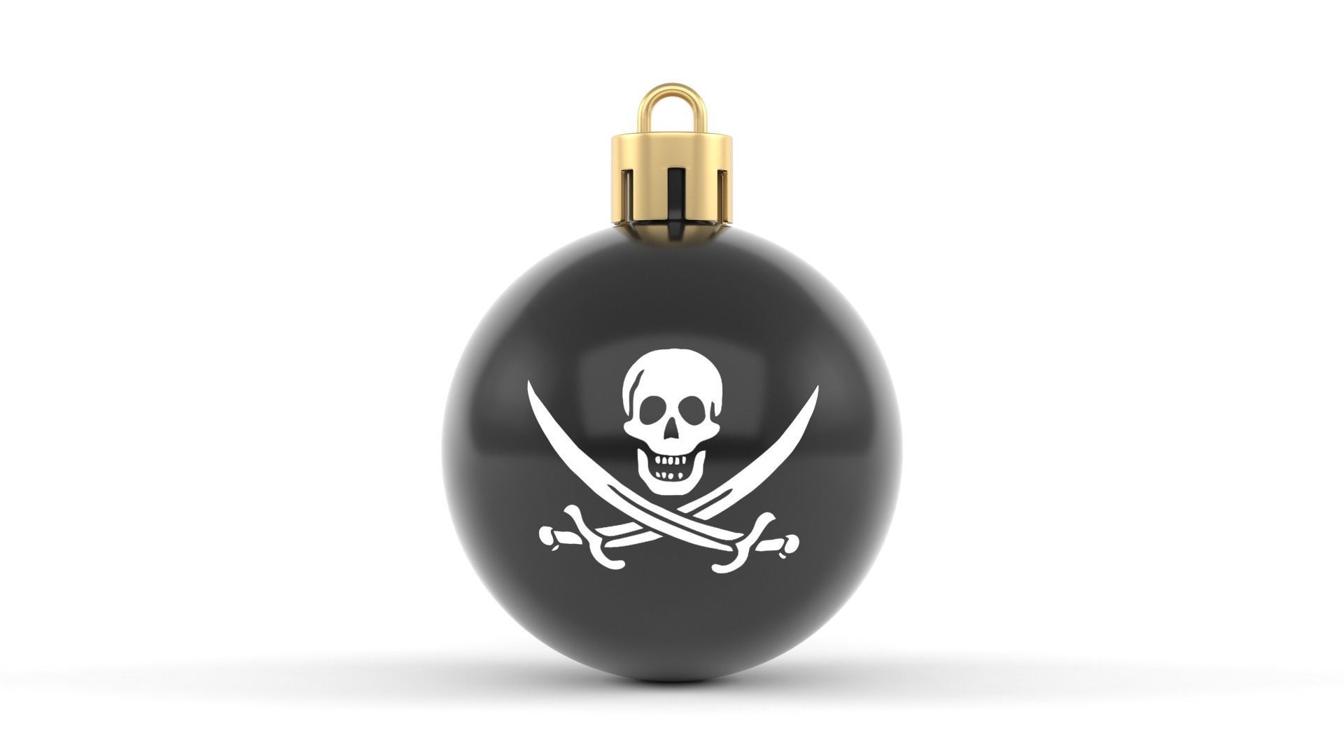 Christmas Ball 3D model_3