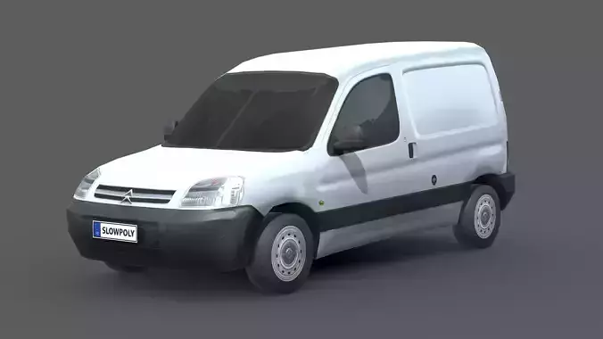Citroen Berlingo Van 2013 Low-poly 3D model