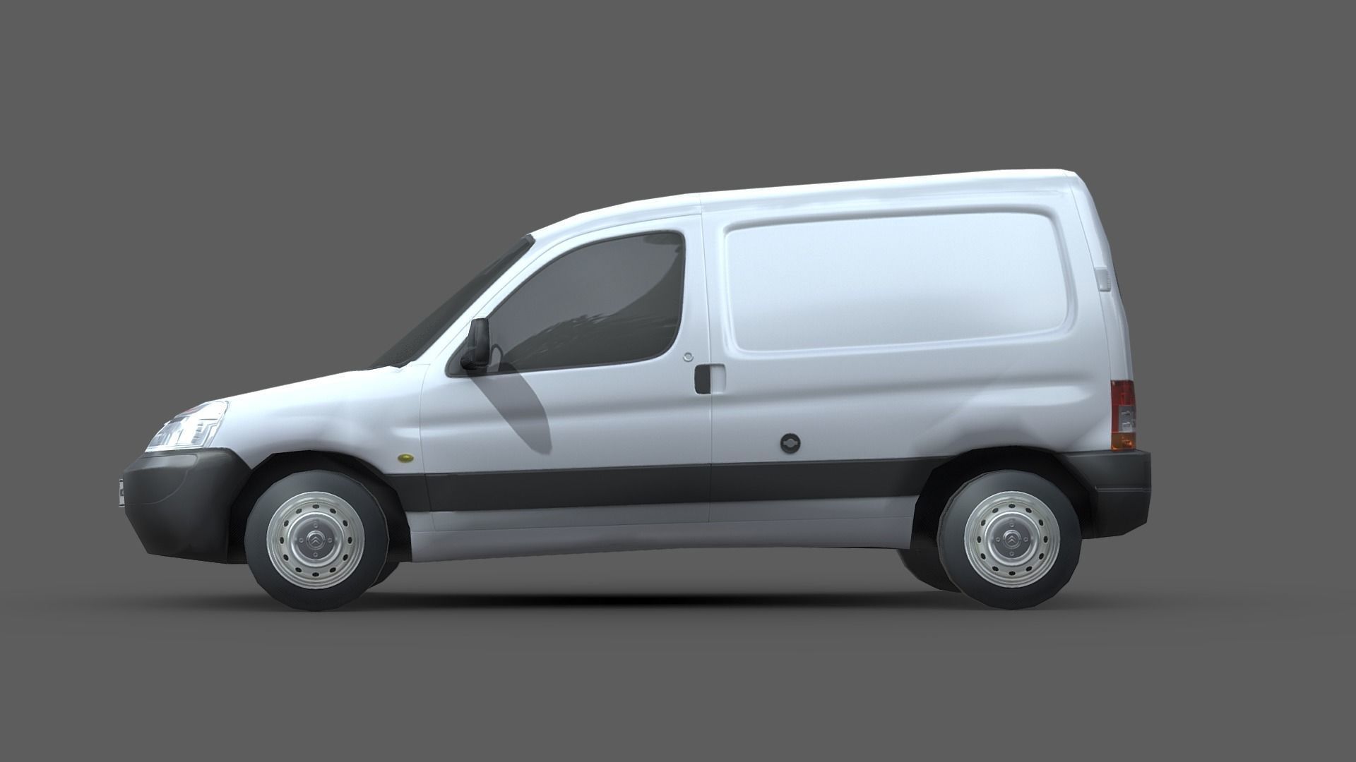 Citroen Berlingo Van 2013 Low-poly 3D model_3