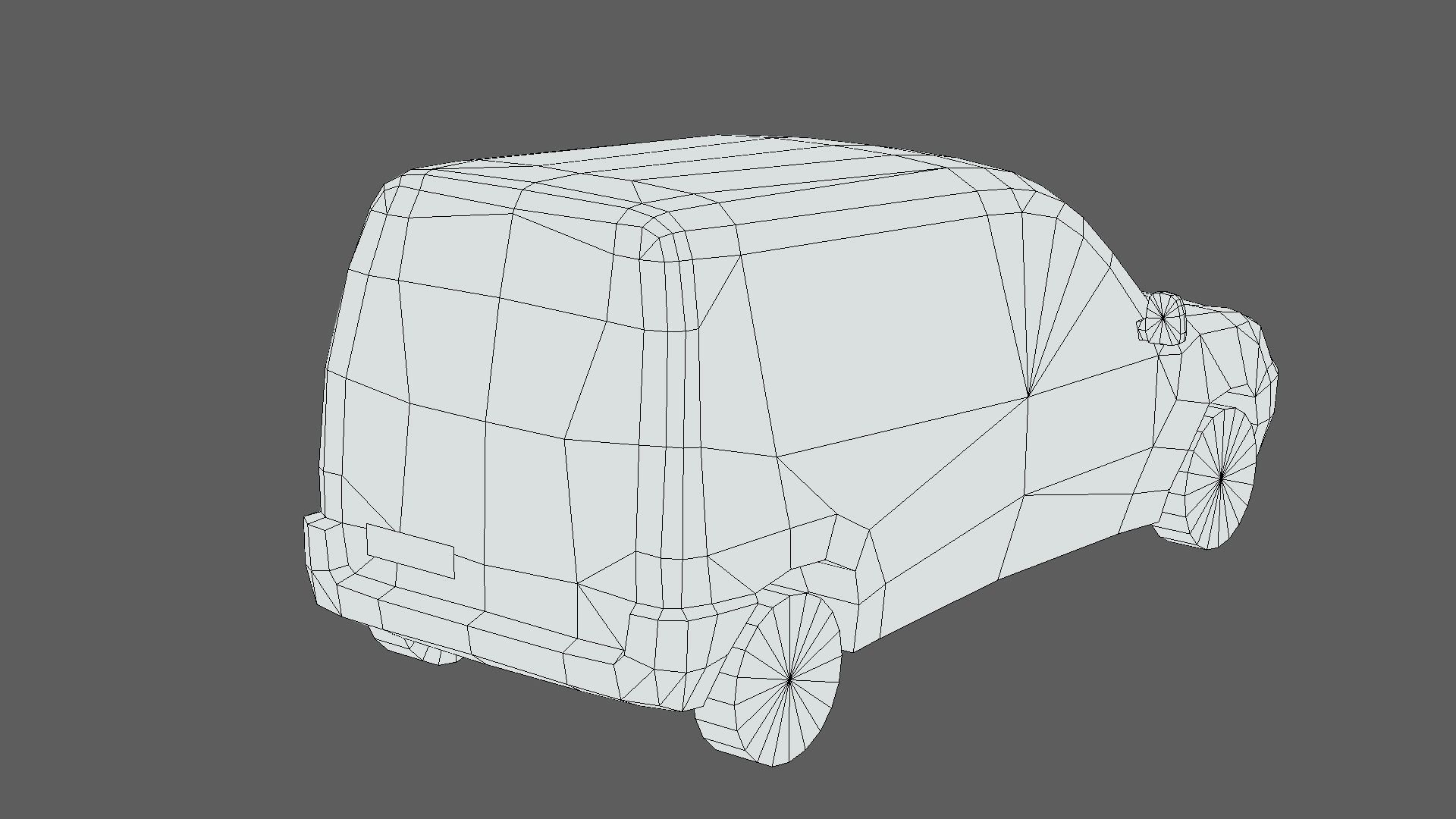 Citroen Berlingo Van 2013 Low-poly 3D model_6