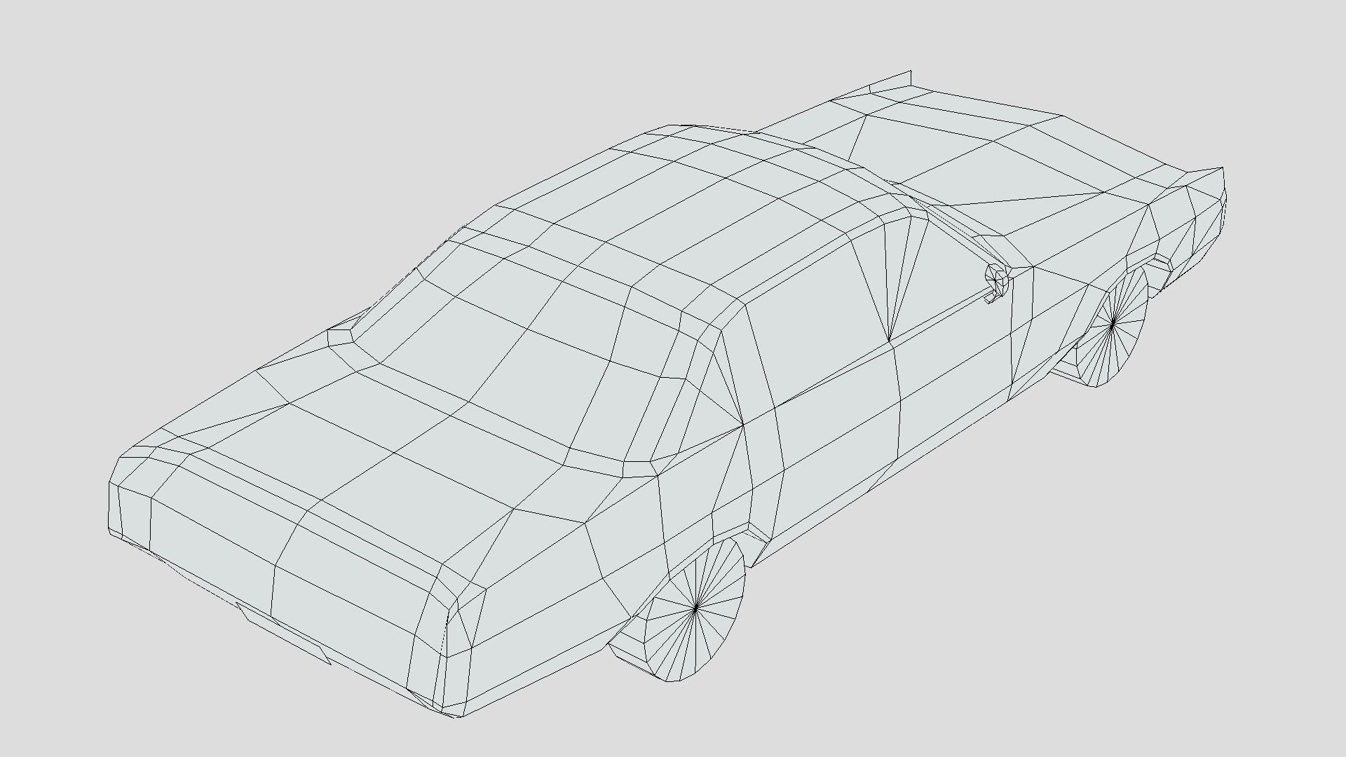 Dodge Polara 1970 Low-poly 3D model_6