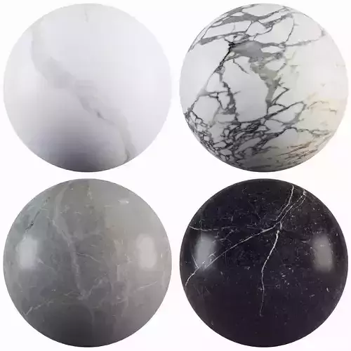 Marble 57 - Arabescato-Calacatta-MudBlack-gray