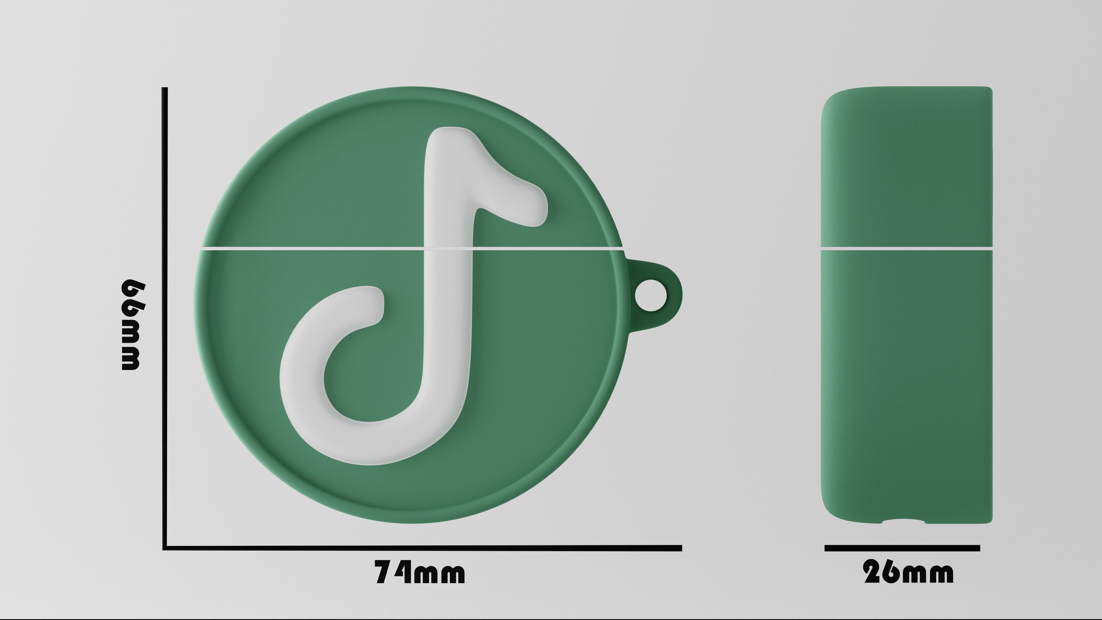 TikTok  Airpods 3 Case  3D print model_2