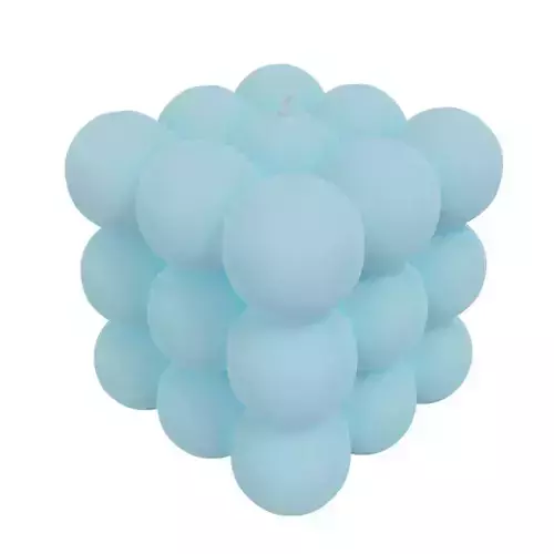 Decorative cubic candle