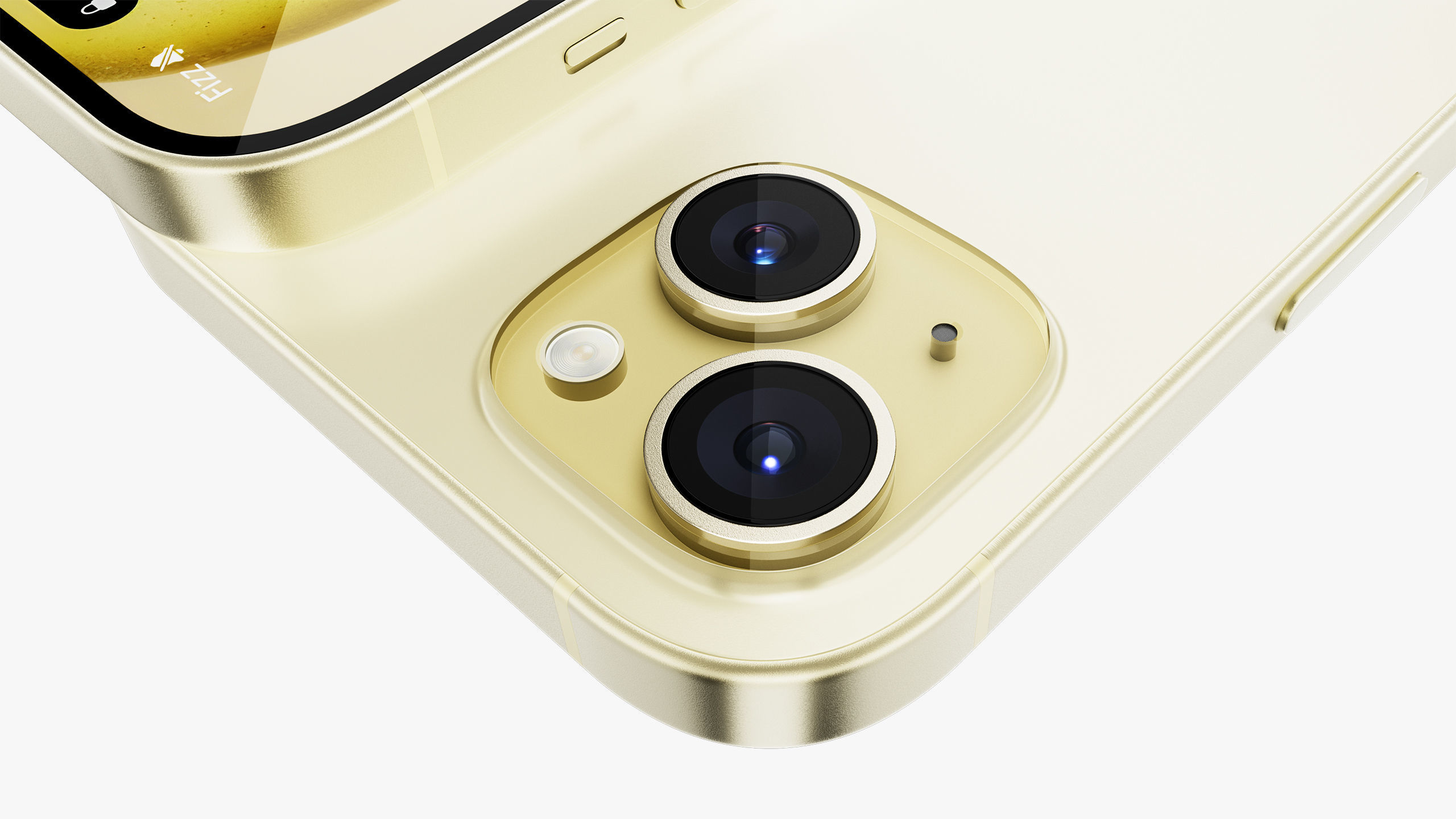 Apple iPhone 15 Plus Yellow 3D model_7