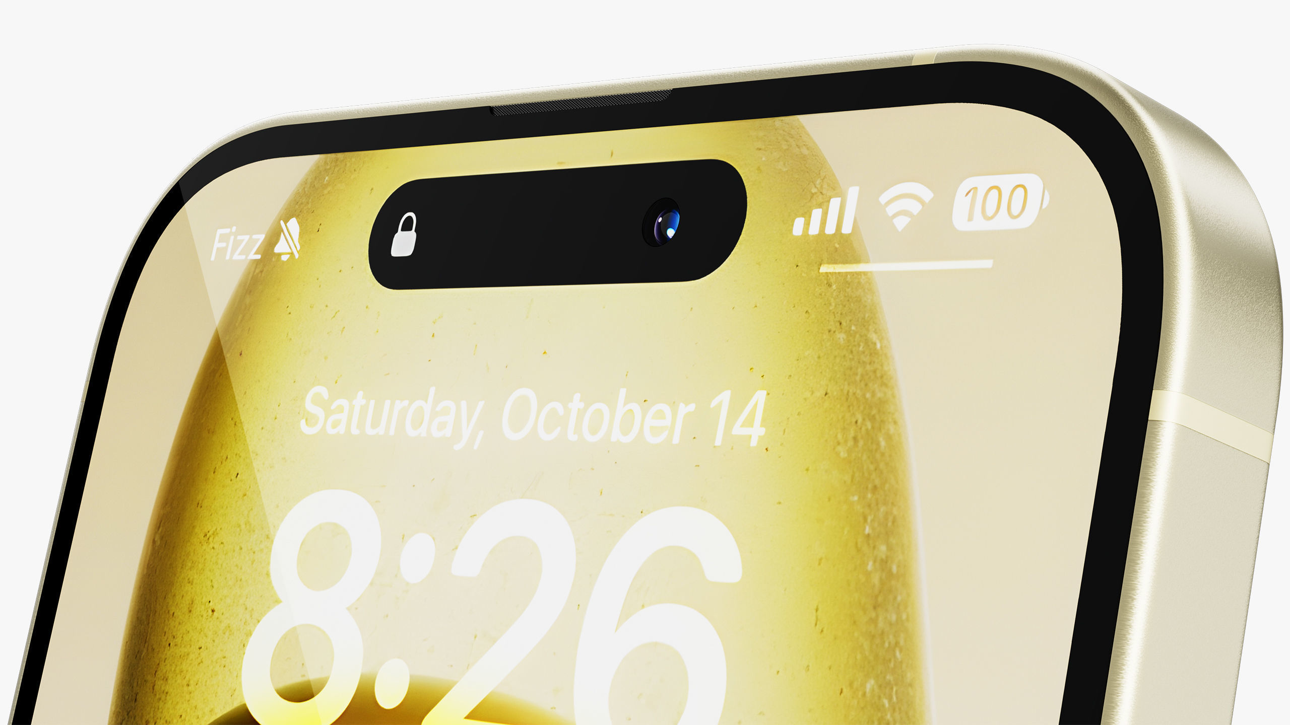Apple iPhone 15 Plus Yellow 3D model_8