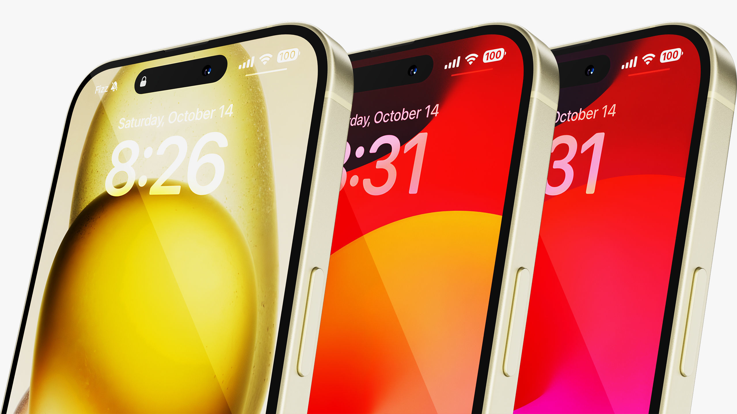 Apple iPhone 15 Plus Yellow 3D model_5