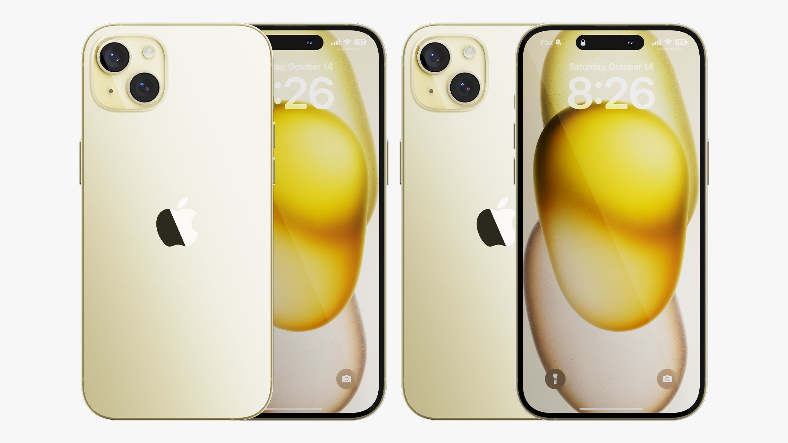 Apple iPhone 15 Plus Yellow 3D model_3