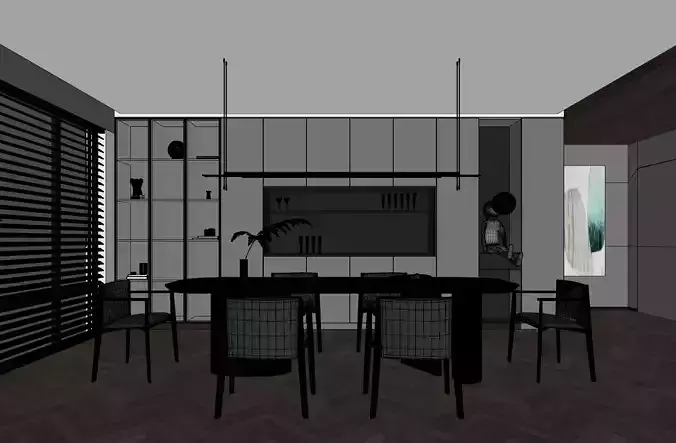 A modern style restaurant