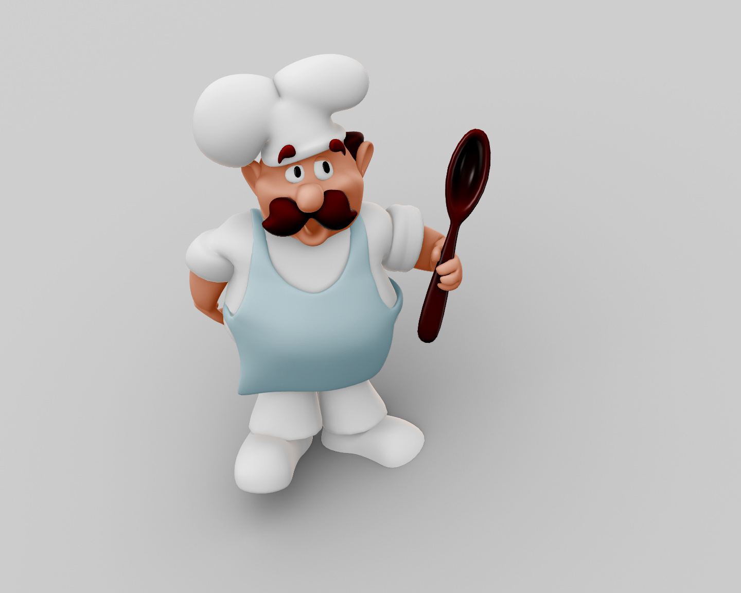 Chef Character 3D model_1