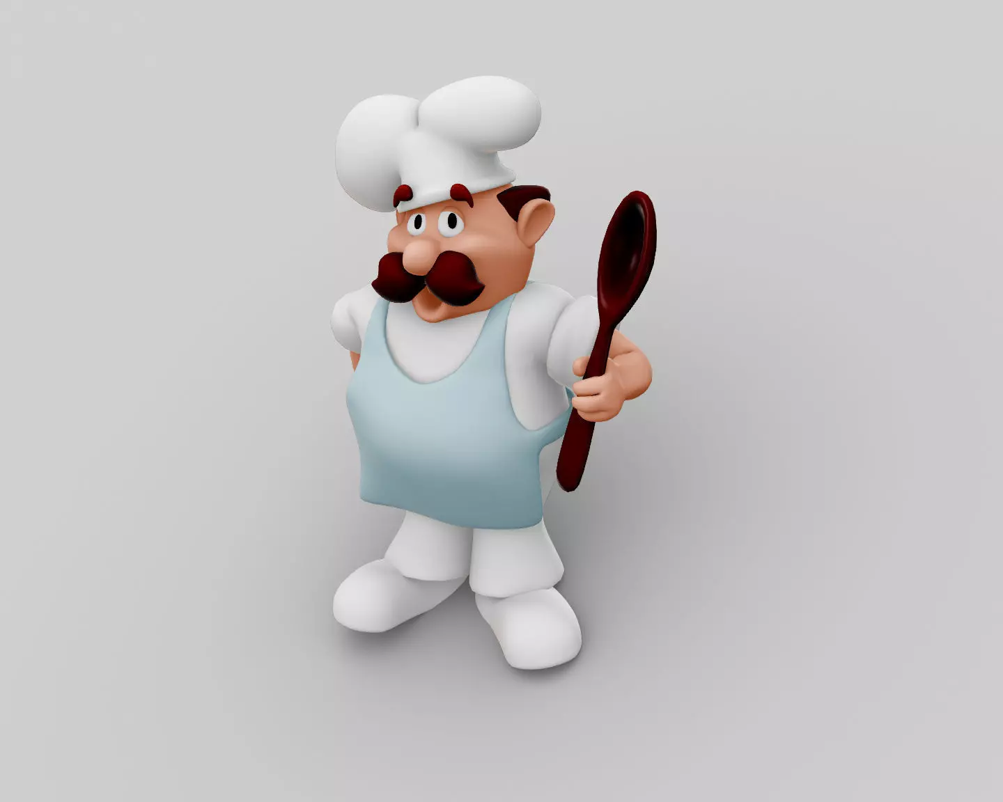 Chef Character 3D model_0