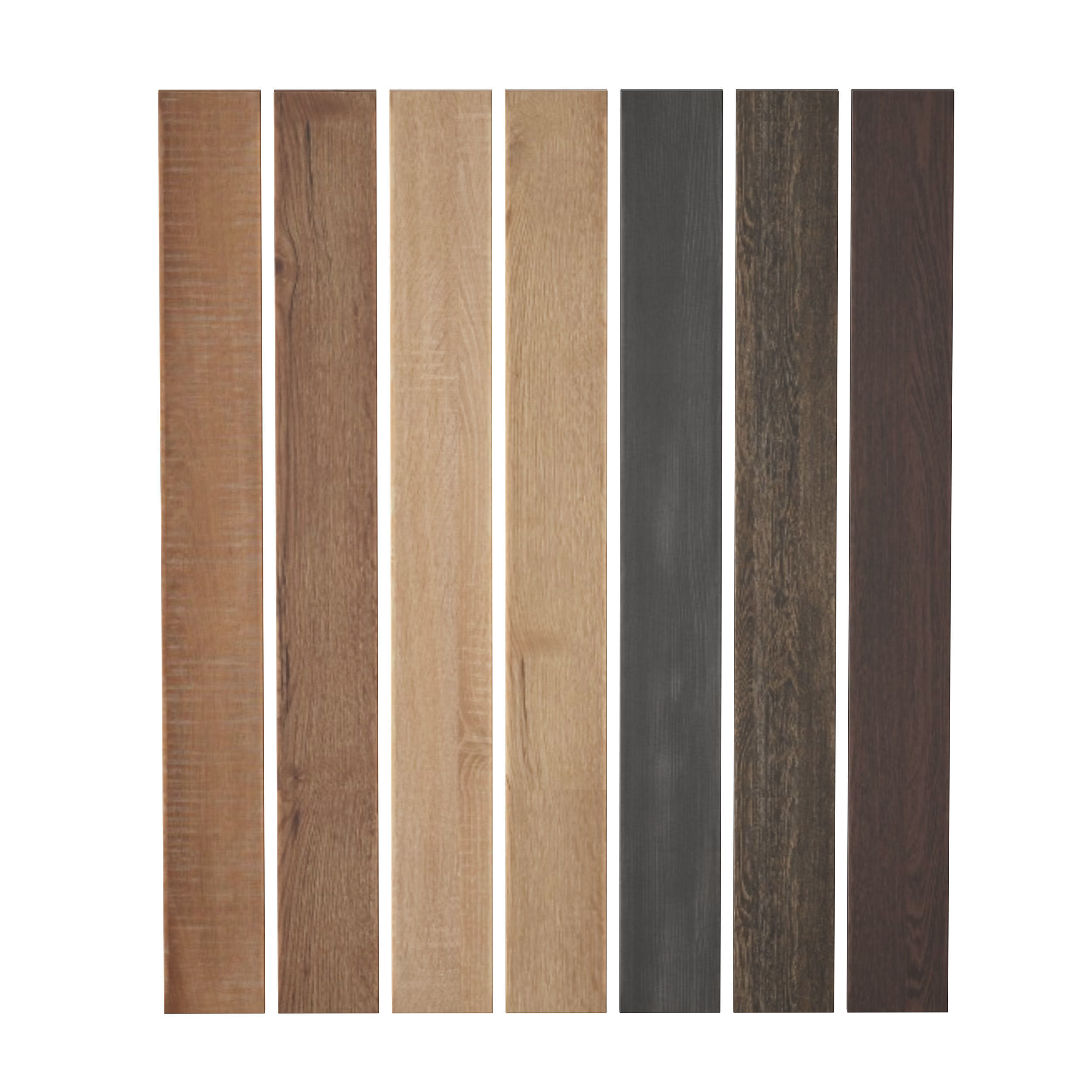 Wooden fence 3D model_29