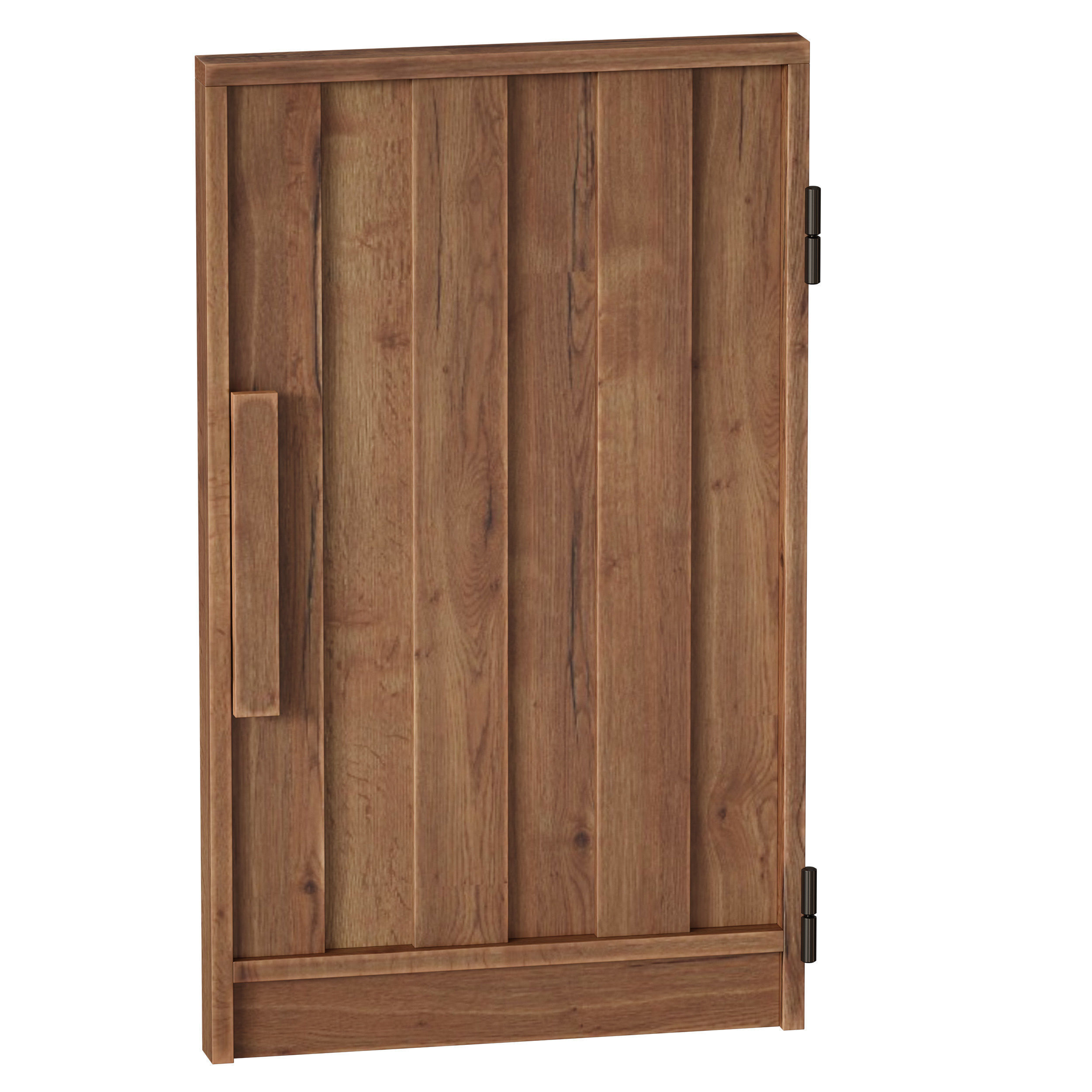 Wooden fence 3D model_16