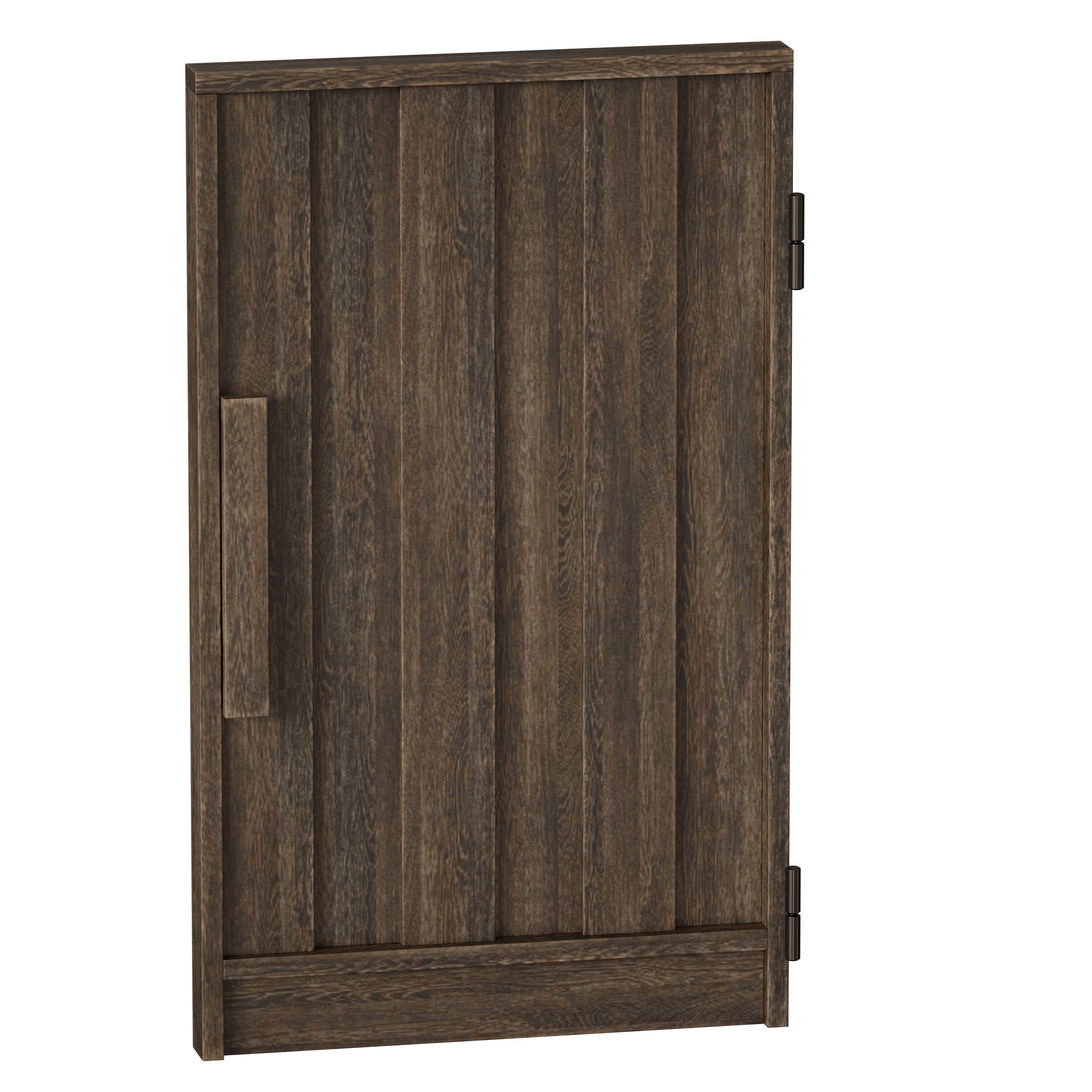 Wooden fence 3D model_20