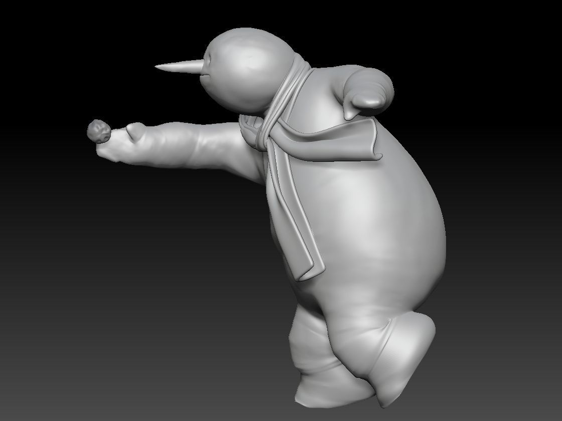 SNOWNMAN CHRISTMAS DECOR 2 3D print model_1