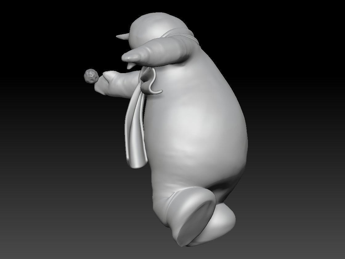 SNOWNMAN CHRISTMAS DECOR 2 3D print model_2