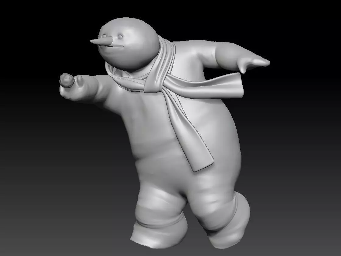 SNOWNMAN CHRISTMAS DECOR 2 3D print model_0