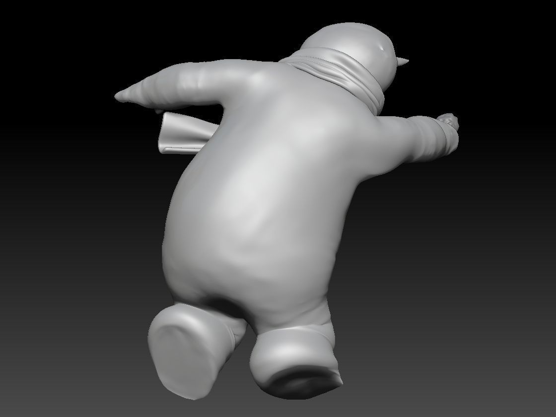 SNOWNMAN CHRISTMAS DECOR 2 3D print model_4