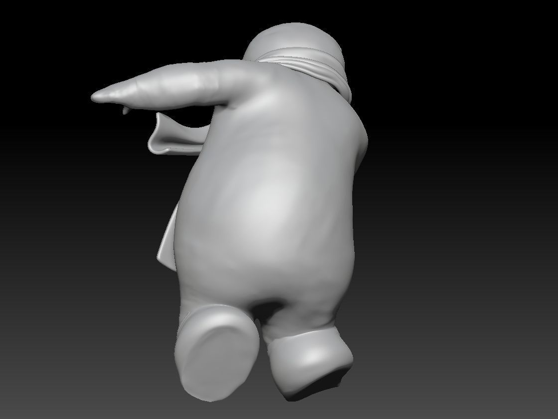 SNOWNMAN CHRISTMAS DECOR 2 3D print model_3