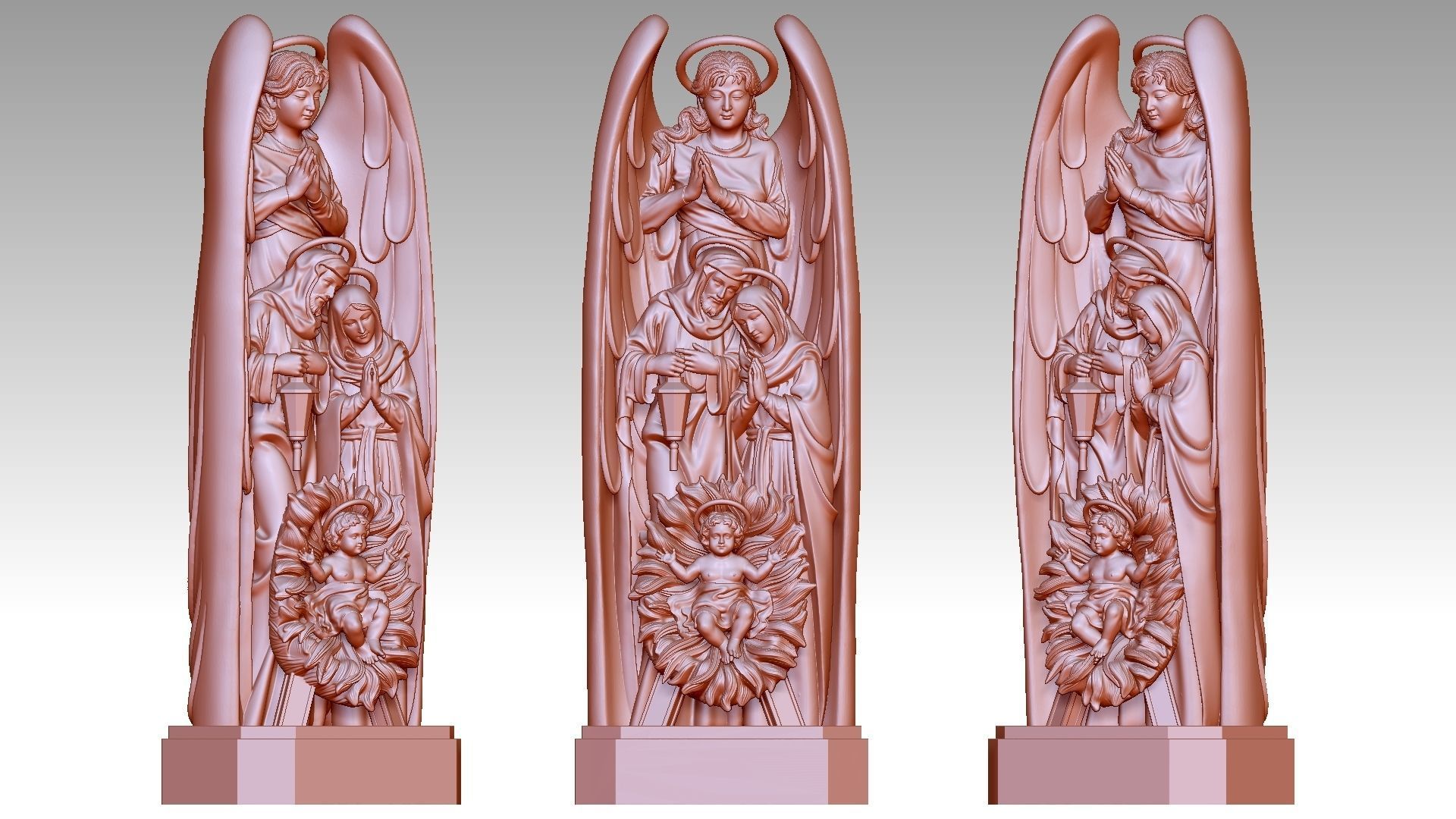 Noel - Christmas - Angel 3D print model_9